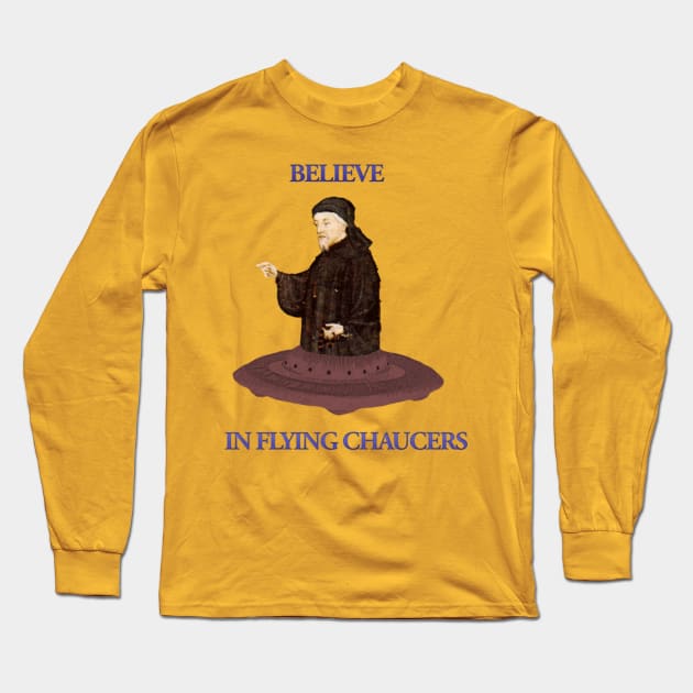 You Want to Believe Long Sleeve T-Shirt by Yellowonder